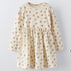 NWT - Zara Toddler Combination Floral Dress